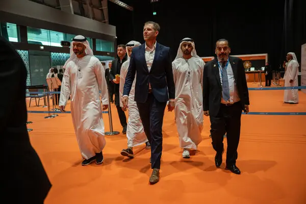 Eric Trump With UAE people for bitcoins