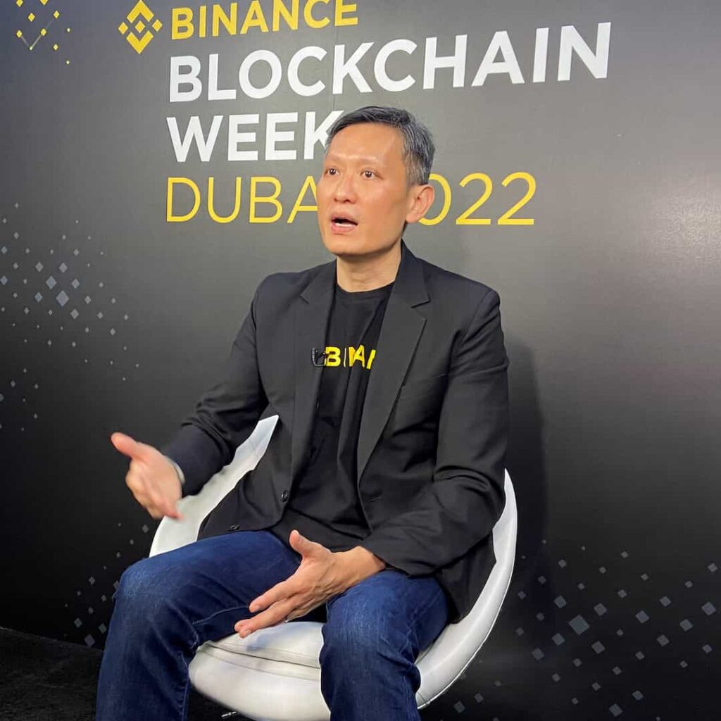 Singapore heading towards bitcoins at Binance  event.