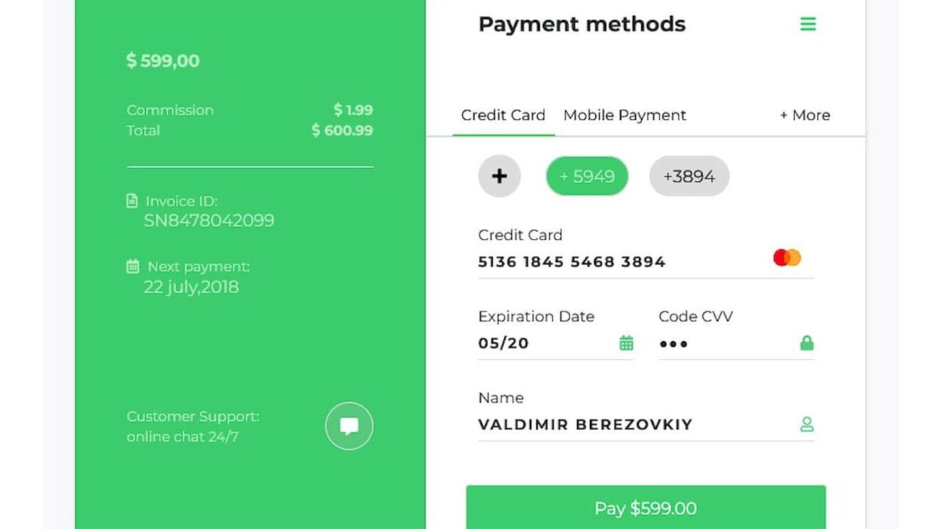 Bootstrap Framework Payment form Done In React js