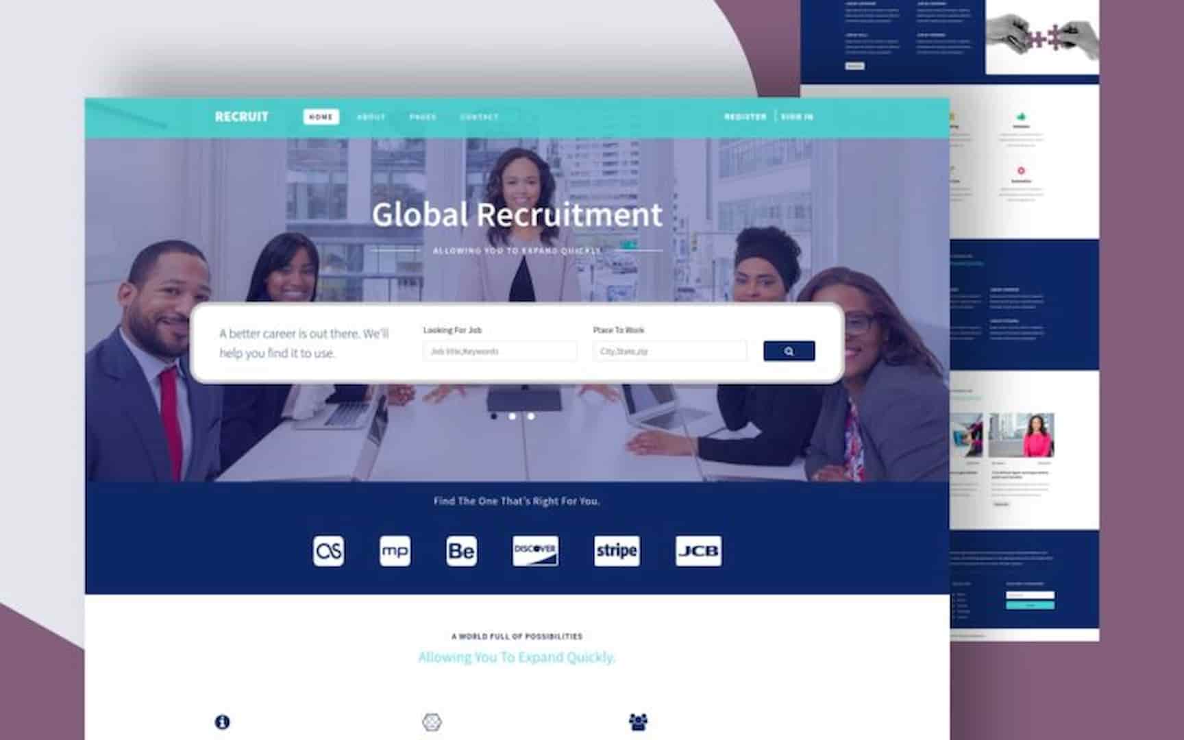 Bootstrap Used In HR Application Form
