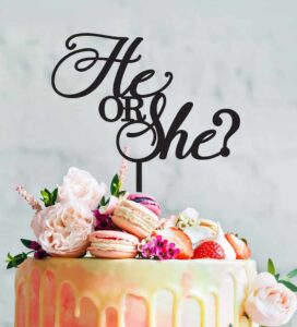 Acrylic cake toppers